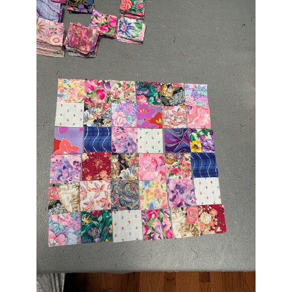 Patchwork Quilting Fabric Squares 188 Precut 2" Cotton with Gold Accents - Picture 4 of 5